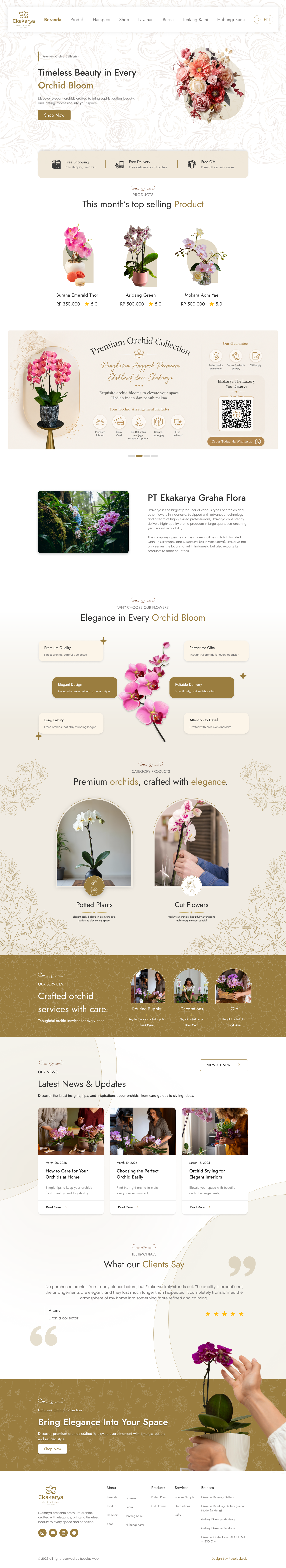 Ekakarya website mockup 1
