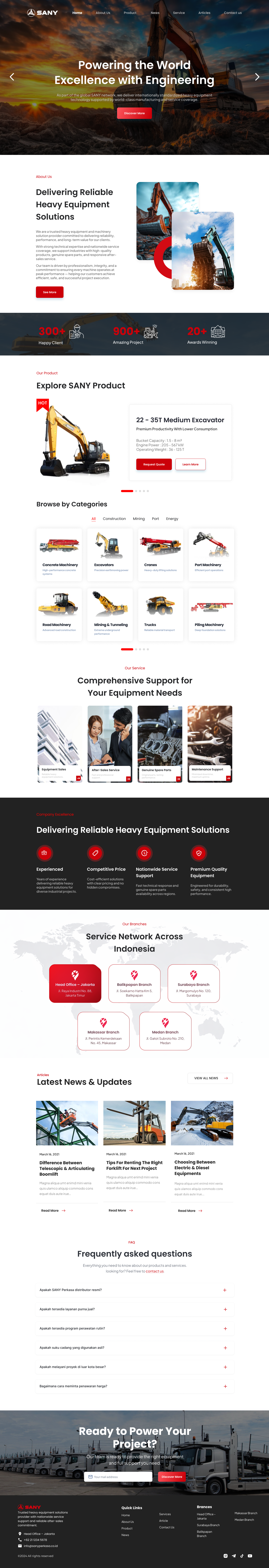 Sany Perkasa website mockup 1